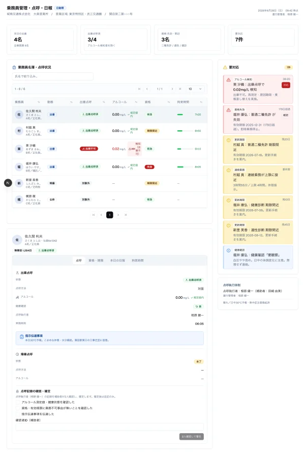 #142 AI にタクシー乗務員管理を作らせてみた — 「3つ目の軸（期限）」が3モードを跨いで結晶化（やってみた #142）